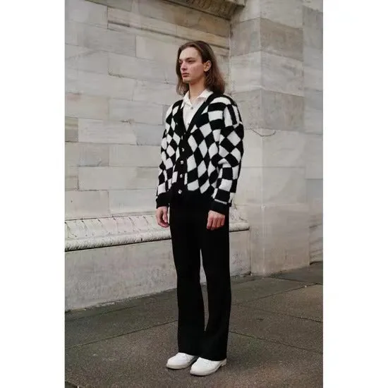 Checkerboard Cardigan