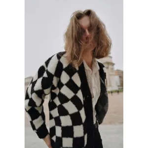 Checkerboard Cardigan
