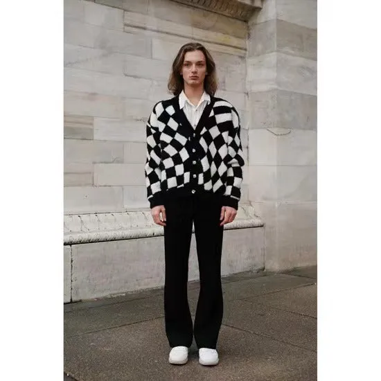 Checkerboard Cardigan