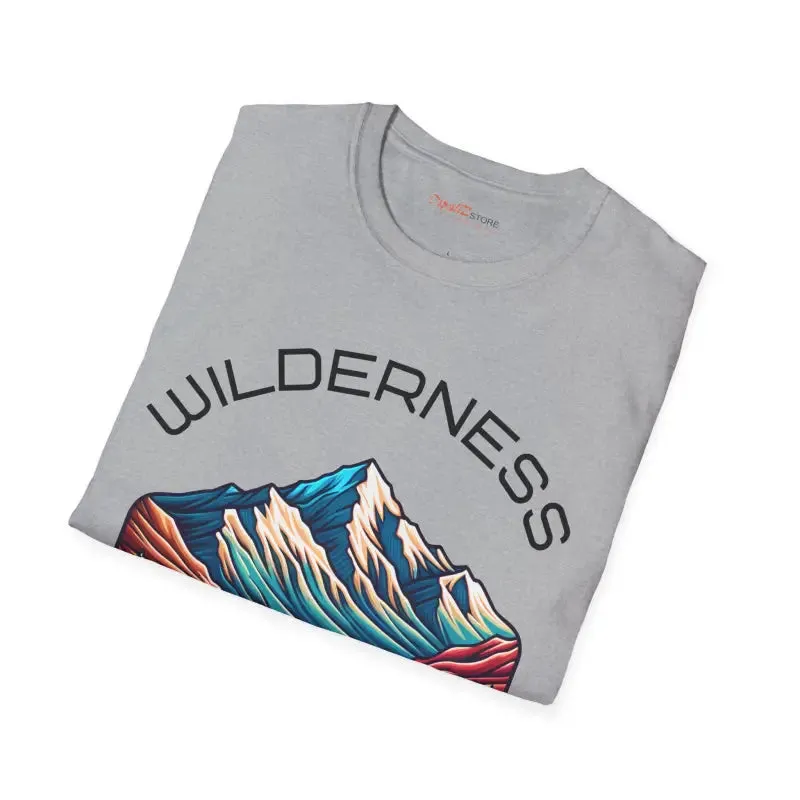 Chic Comfy Wilderness Traveler Unisex Softstyle t Shirt
