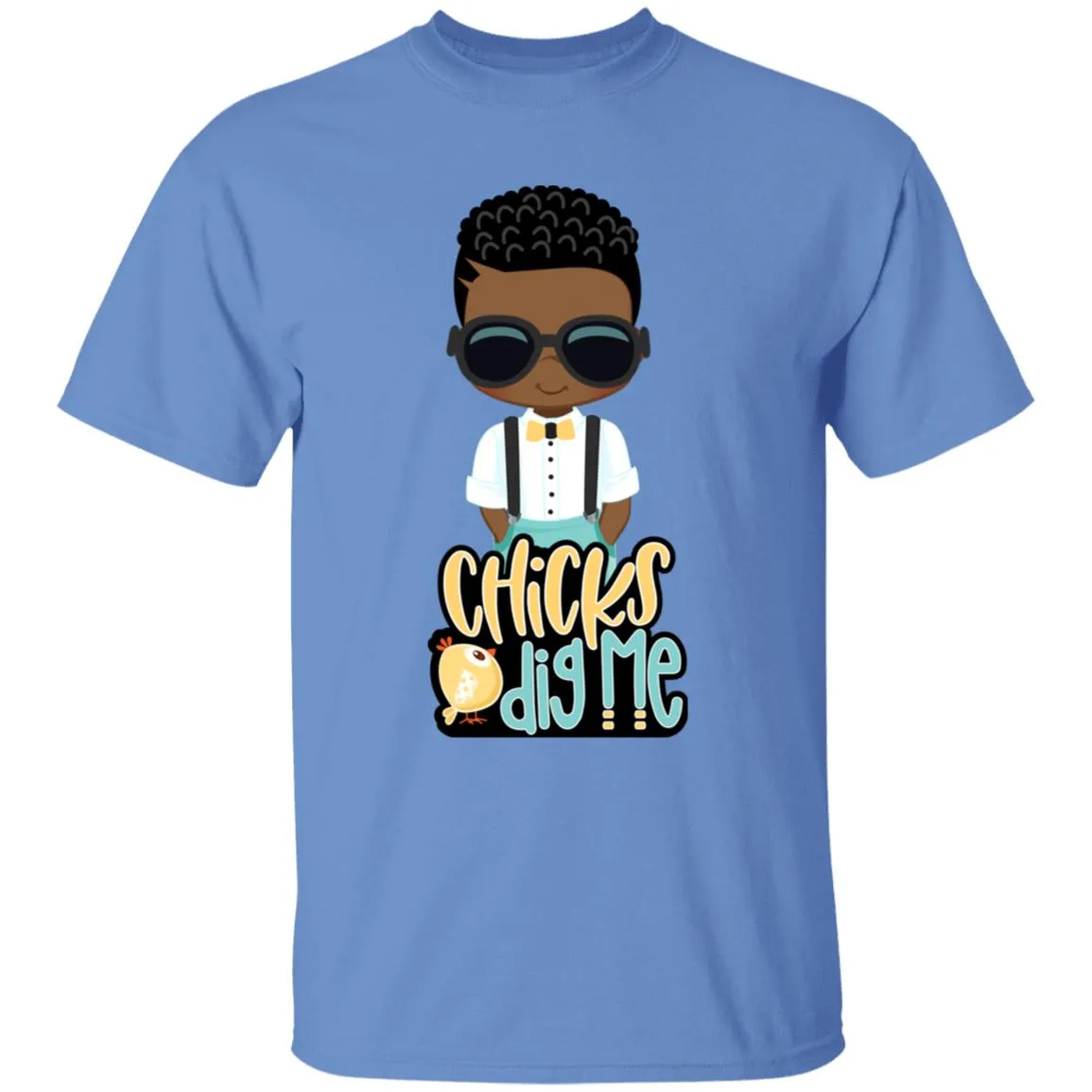 Chicks Dig Me Easter Youth 5.3 oz 100% Cotton T-Shirt