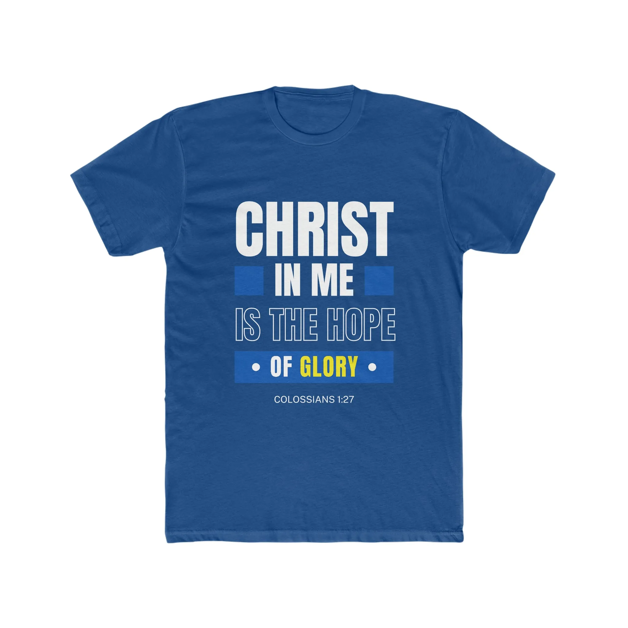 Christ in Me Men's Cotton Crew Tee
