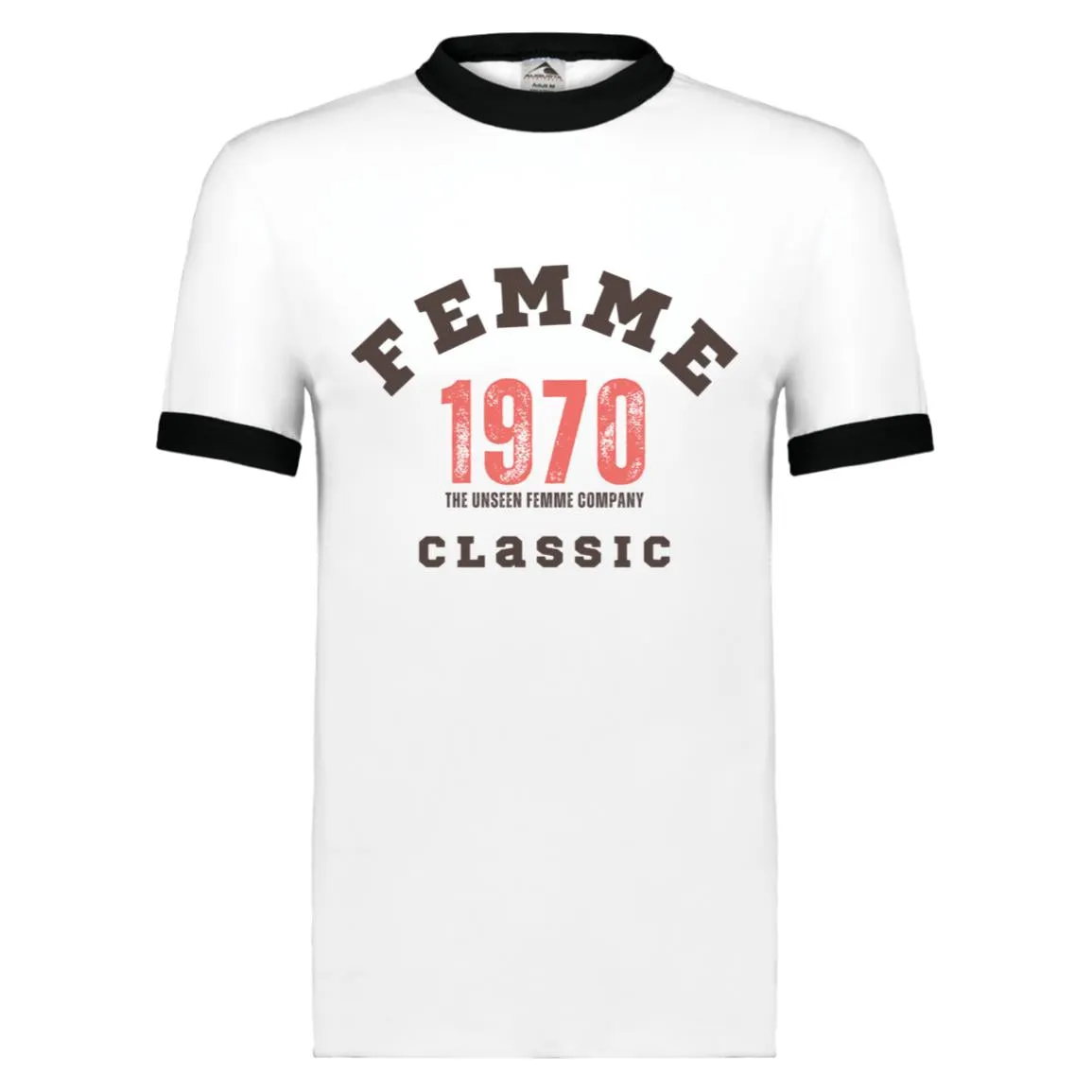 Classic Femme 1970 Unisex Ringer Tee