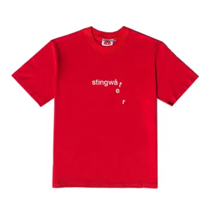 Classic Stingwater Melting Logo T-Shirt Red