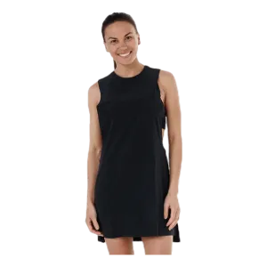 Coastal Biker Dress Black