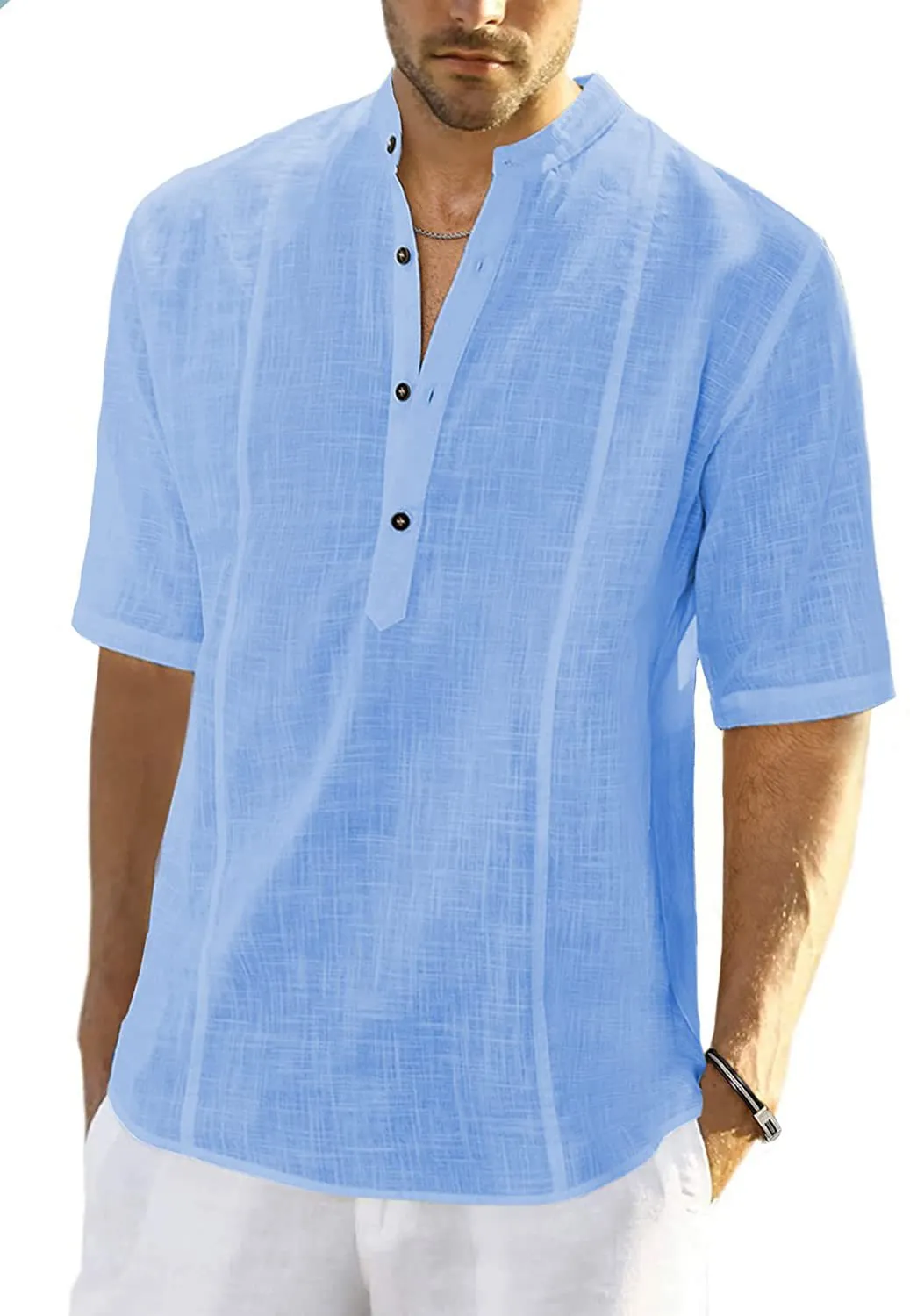 Comfortable casual shirts made from linen