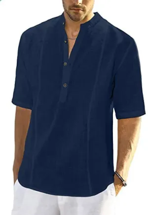Comfortable casual shirts made from linen