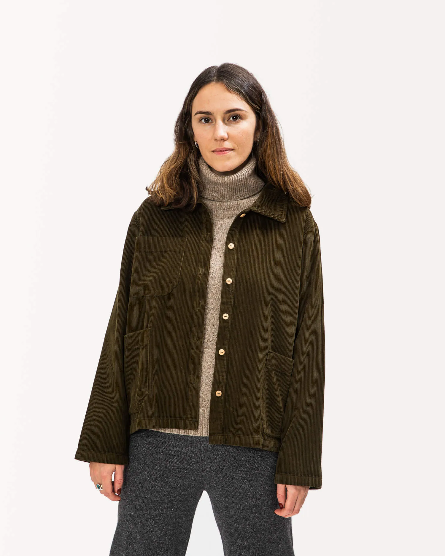 Corduroy Classic Jacket moss