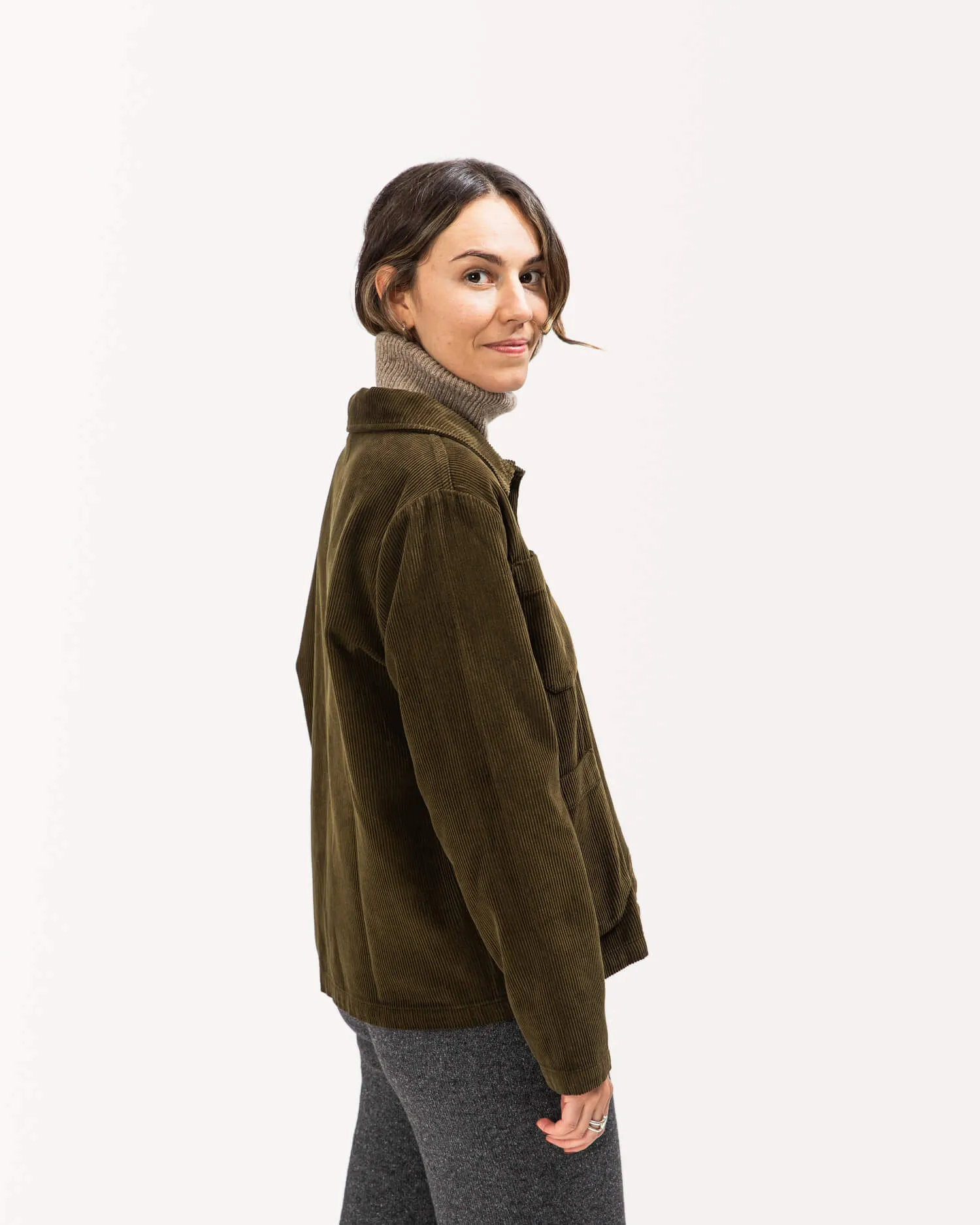 Corduroy Classic Jacket moss