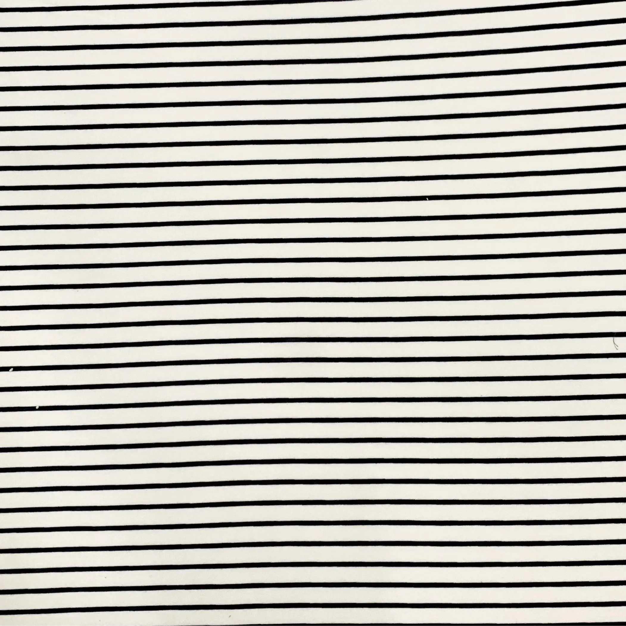 Cotton Knit Navy/White Stripe Narrow