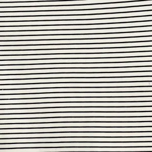 Cotton Knit Navy/White Stripe Narrow