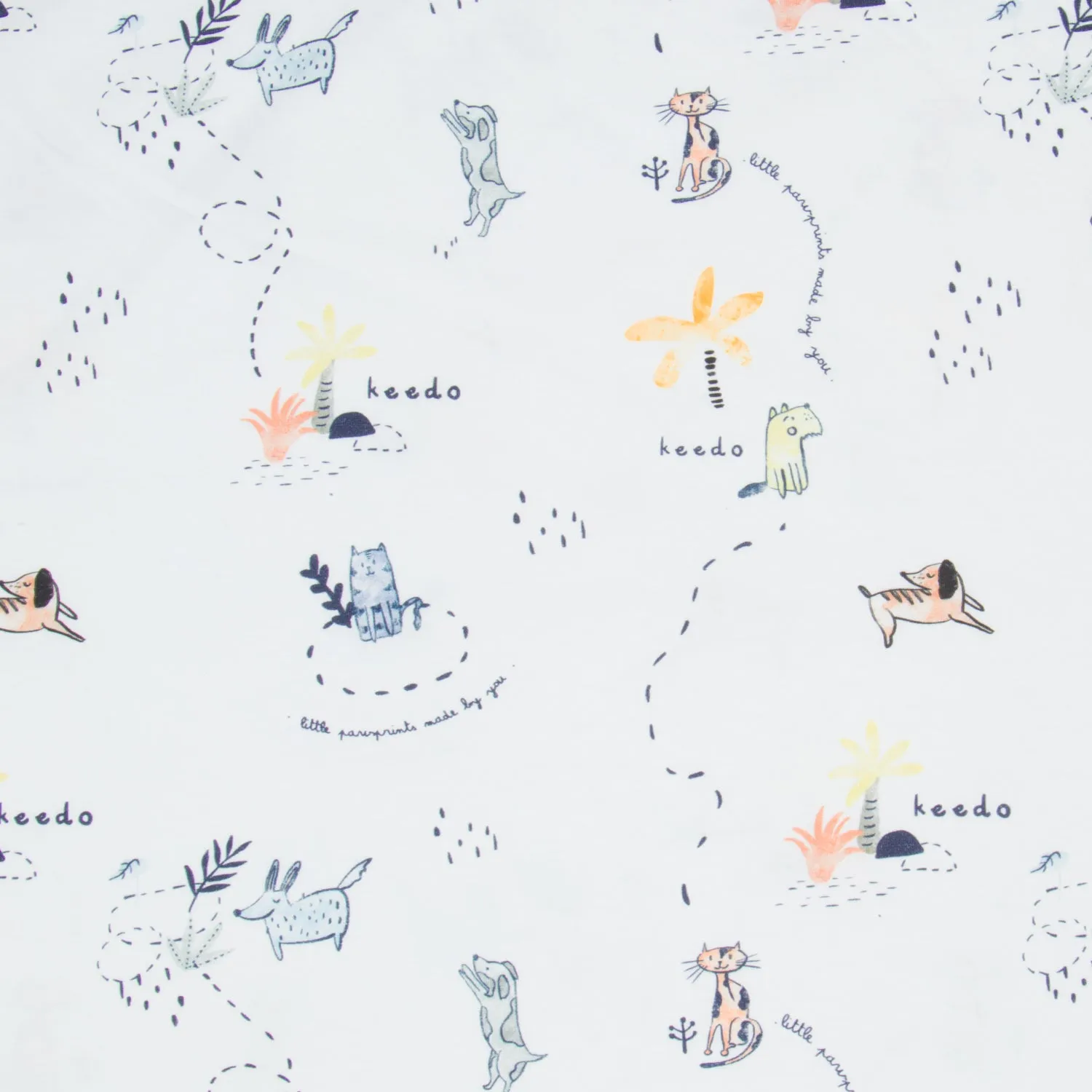 Cotton Lycra Printed Best Friends