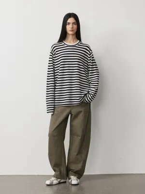 Cotton-Wool Striped Sweater