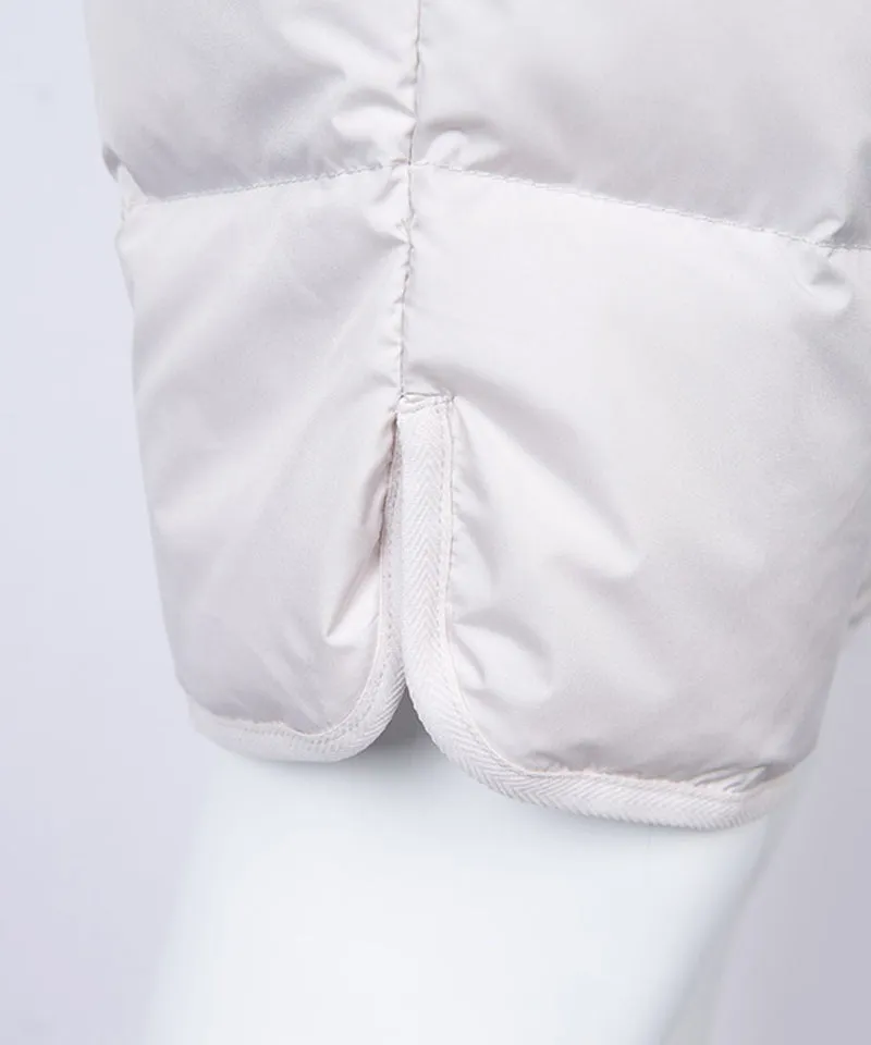 CREVE NINE: Women's Half Down Pants - Ivory