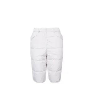 CREVE NINE: Women's Half Down Pants - Ivory