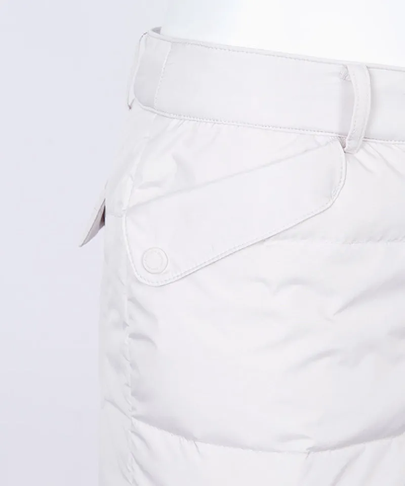CREVE NINE: Women's Half Down Pants - Ivory