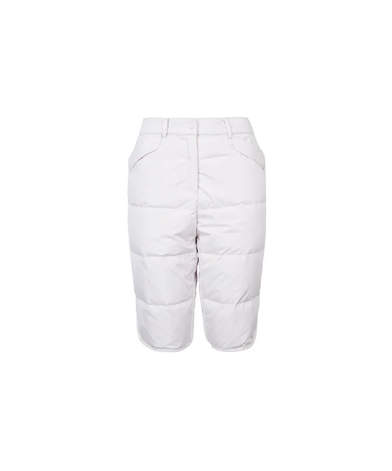 CREVE NINE: Women's Half Down Pants - Ivory