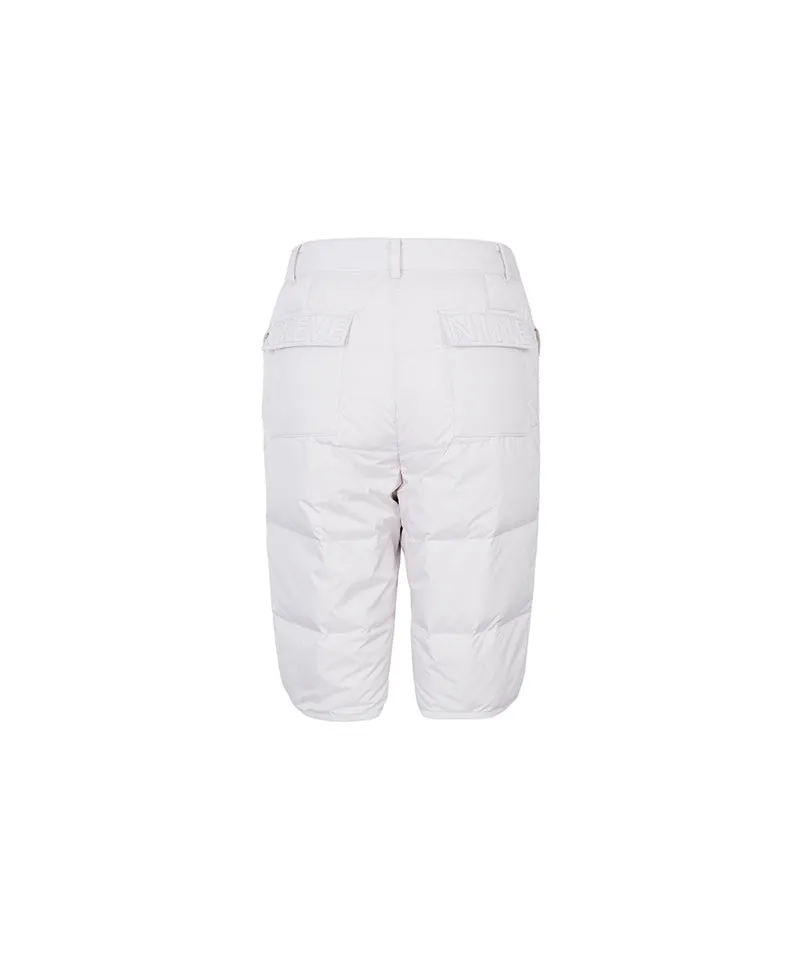 CREVE NINE: Women's Half Down Pants - Ivory