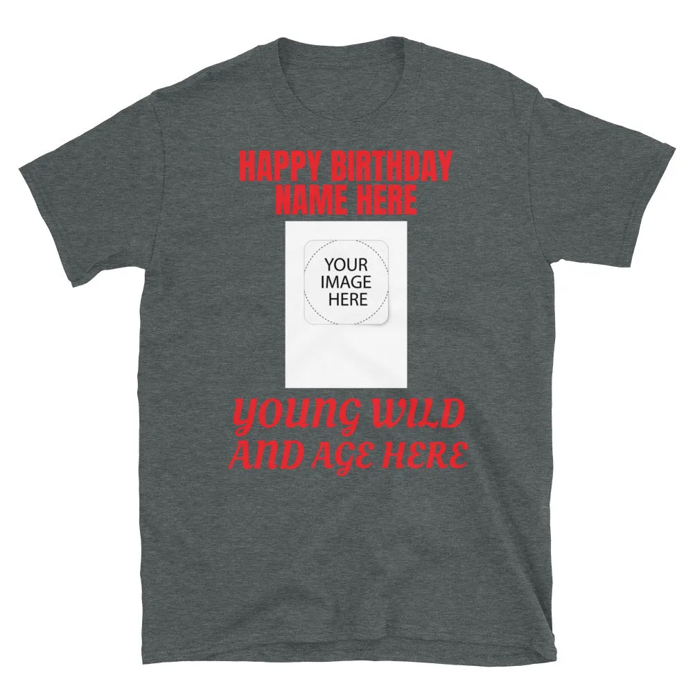 Custom Birthday Apparel Short-Sleeve Unisex T-Shirt