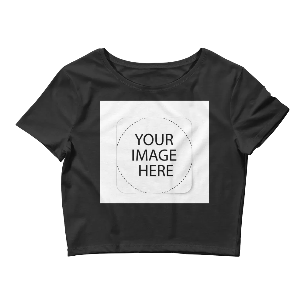 Custom Image Women’s Crop Tee