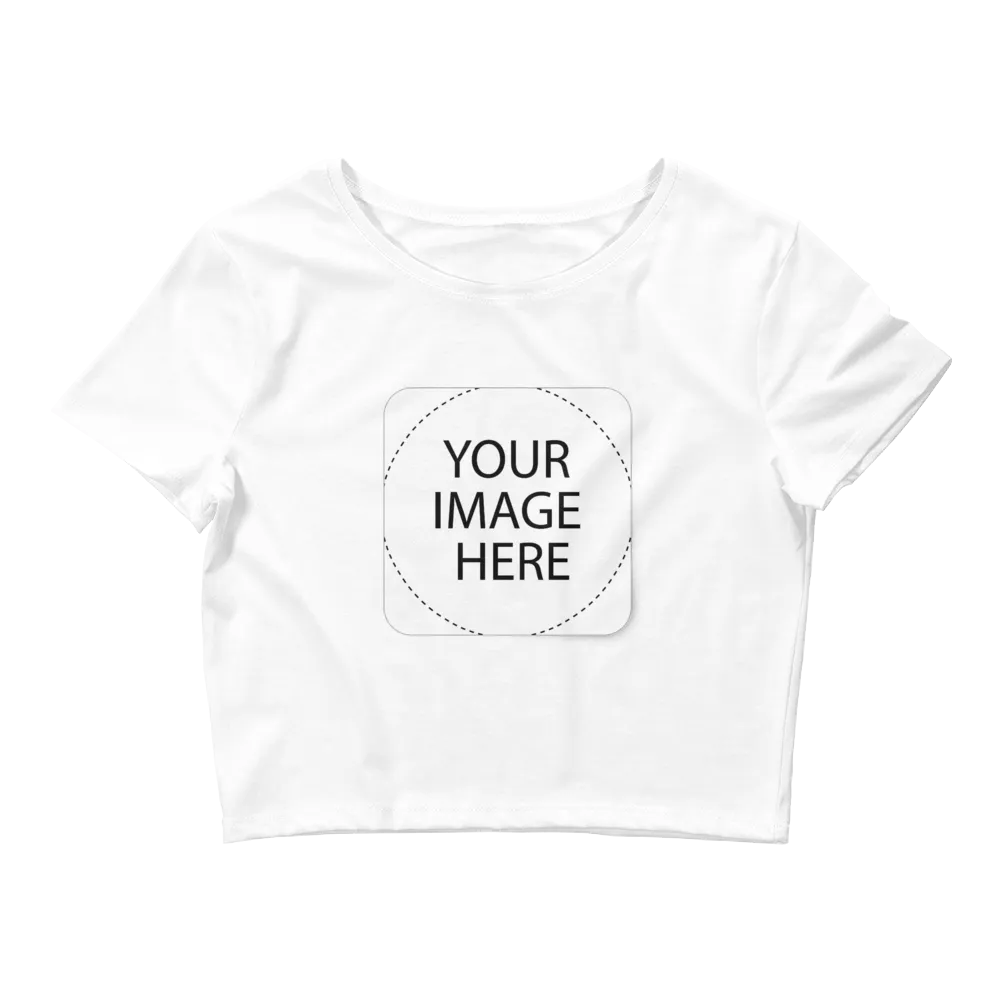 Custom Image Women’s Crop Tee