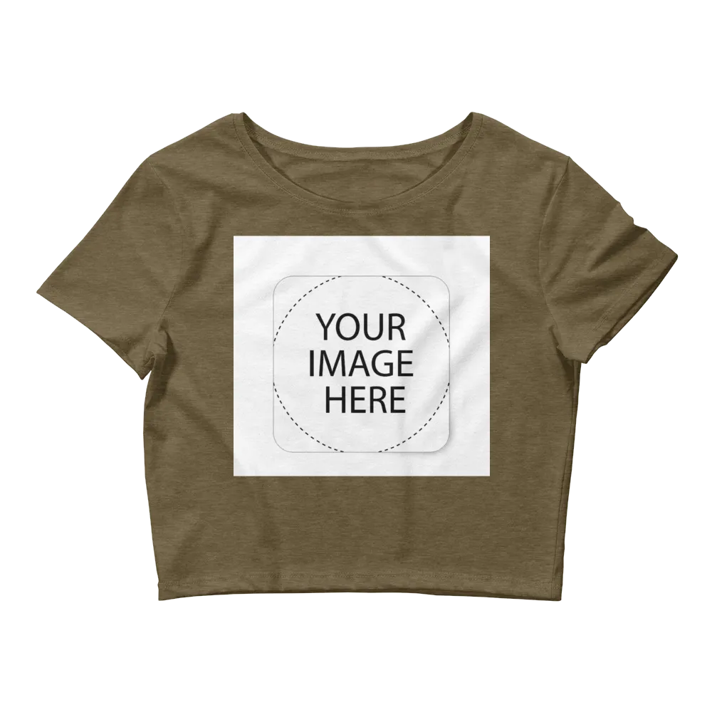 Custom Image Women’s Crop Tee