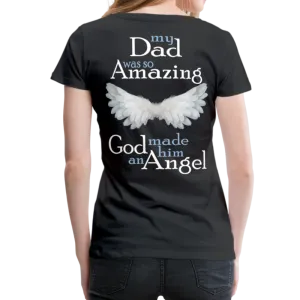 Dad Amazing Angel Women’s Premium T-Shirt (CK3582)