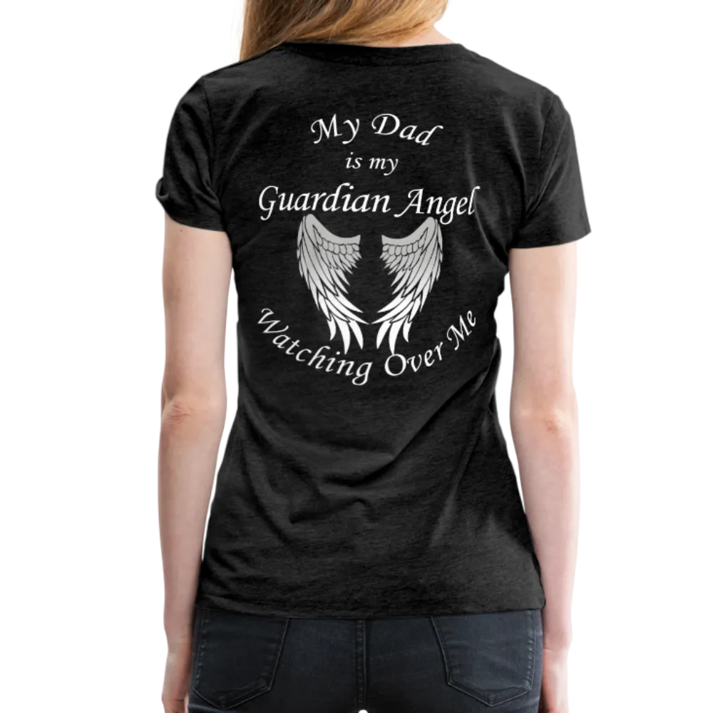 Dad Guardian Angel Women’s Premium T-Shirt (CK1454W)