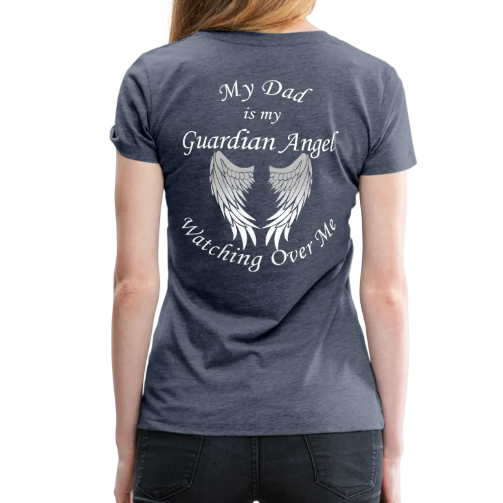 Dad Guardian Angel Women’s Premium T-Shirt (CK1454W)
