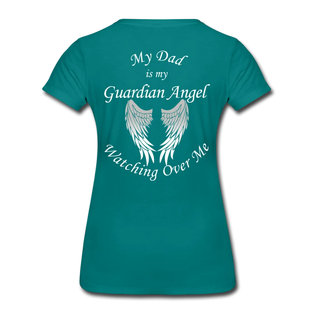 Dad Guardian Angel Women’s Premium T-Shirt (CK1454W)