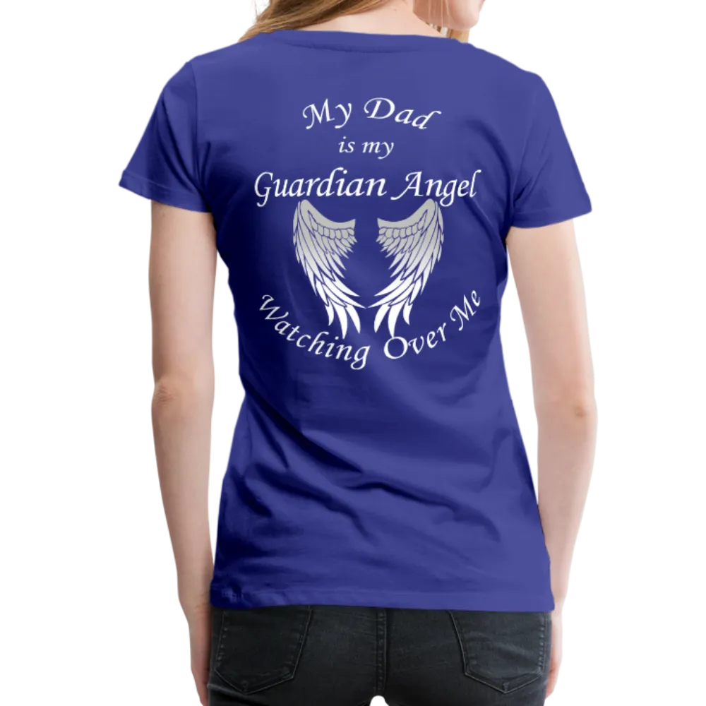 Dad Guardian Angel Women’s Premium T-Shirt (CK1454W)