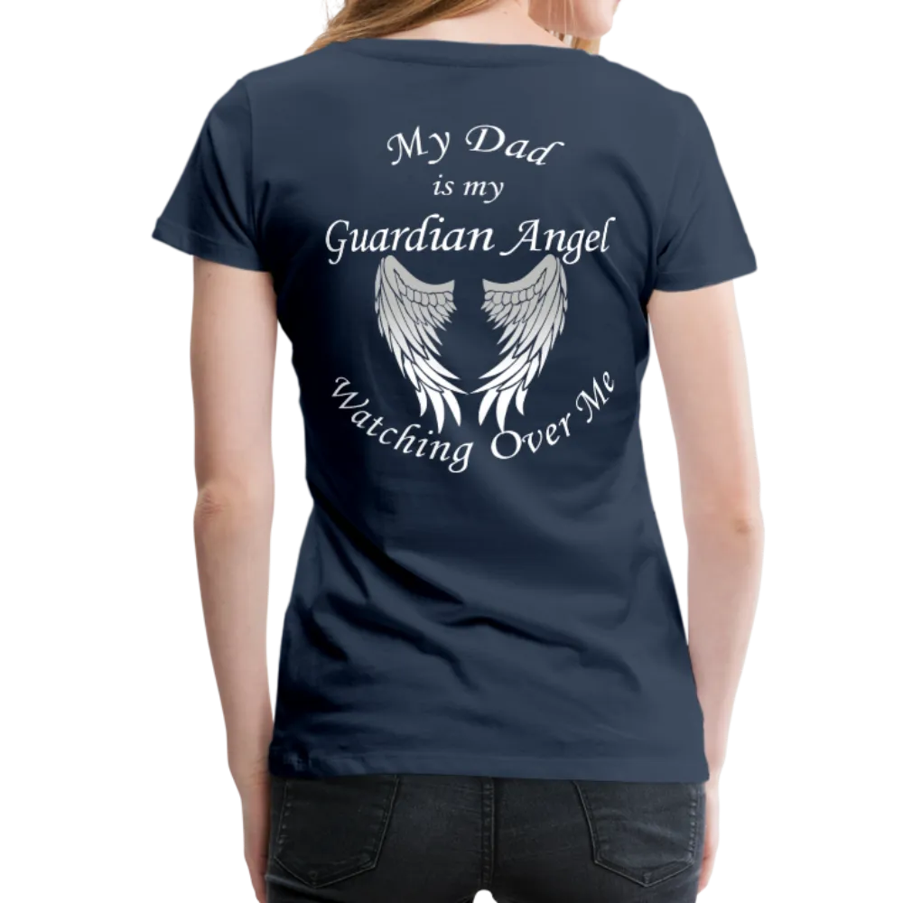 Dad Guardian Angel Women’s Premium T-Shirt (CK1454W)