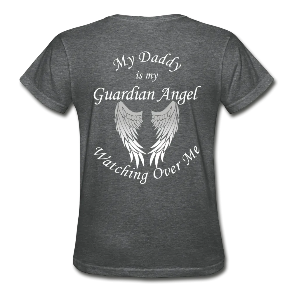 Daddy Guardian Angel Gildan Ultra Cotton Ladies T-Shirt (Ck1363)