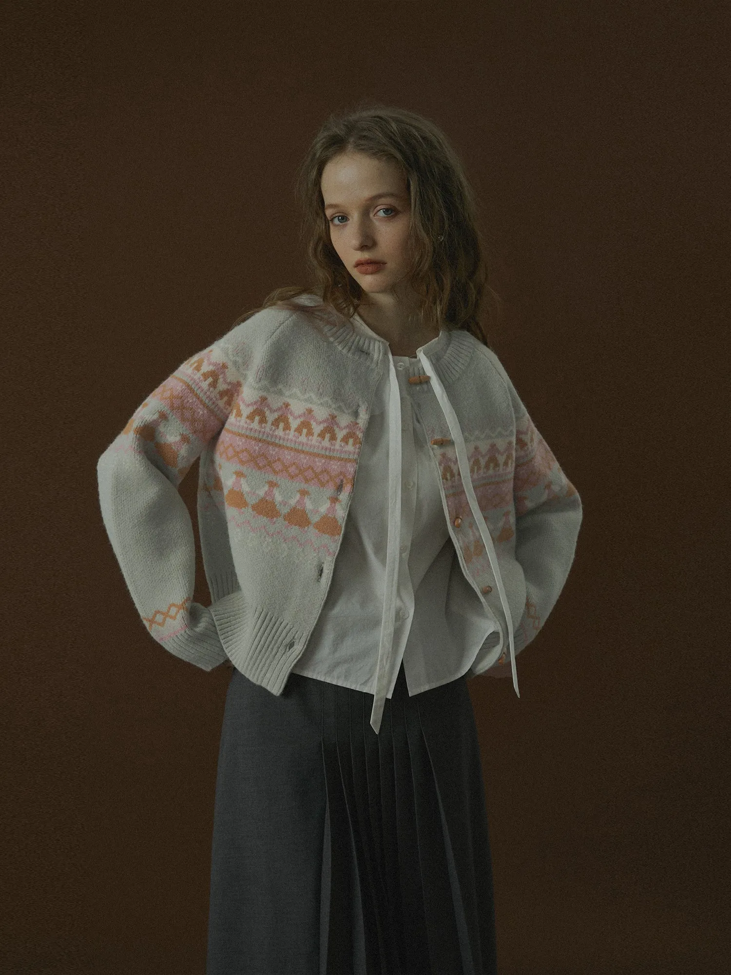 Dancing Man Knit Cardigan
