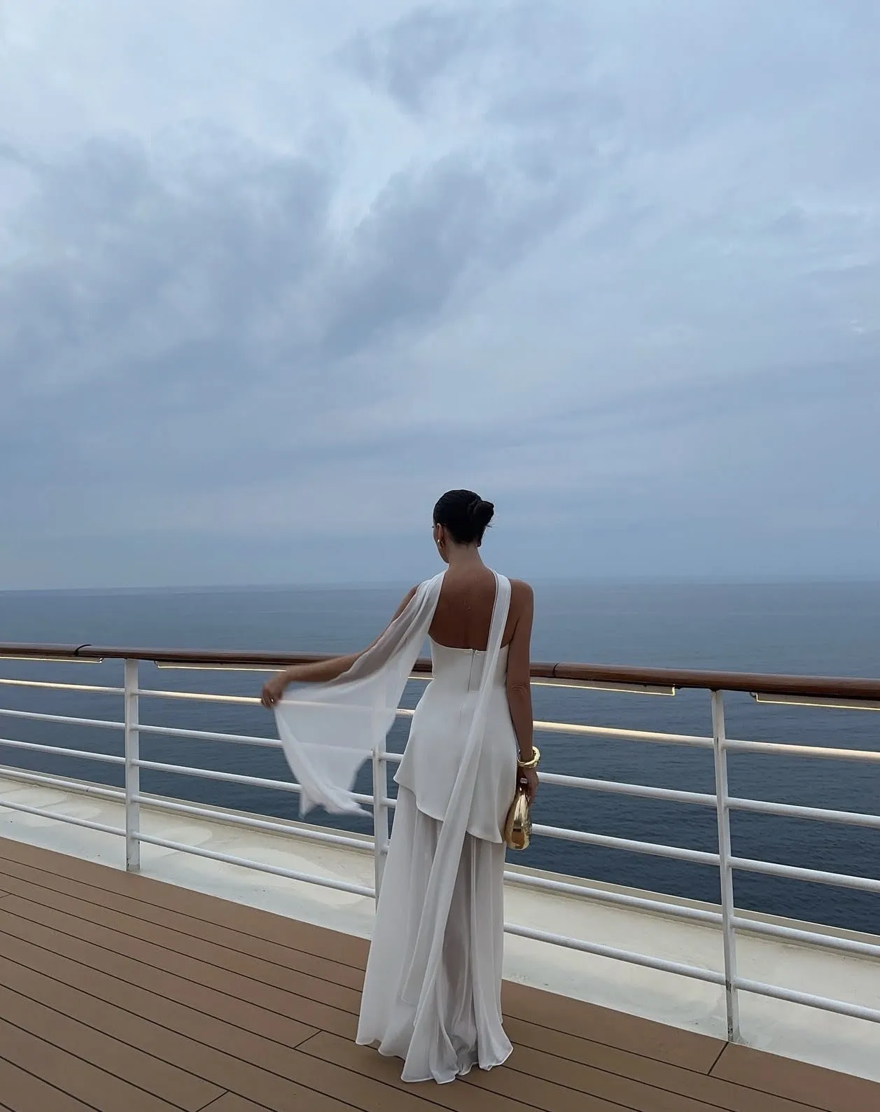 Danica | Elegant Asymmetrical Maxi Dress