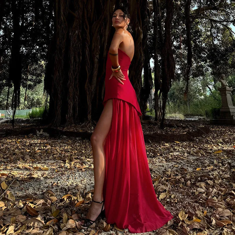 Danica | Elegant Asymmetrical Maxi Dress