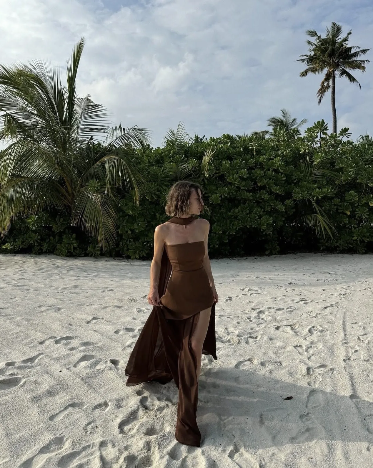 Danica | Elegant Asymmetrical Maxi Dress