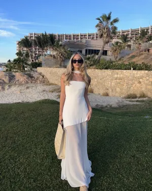 Danica | Elegant Asymmetrical Maxi Dress