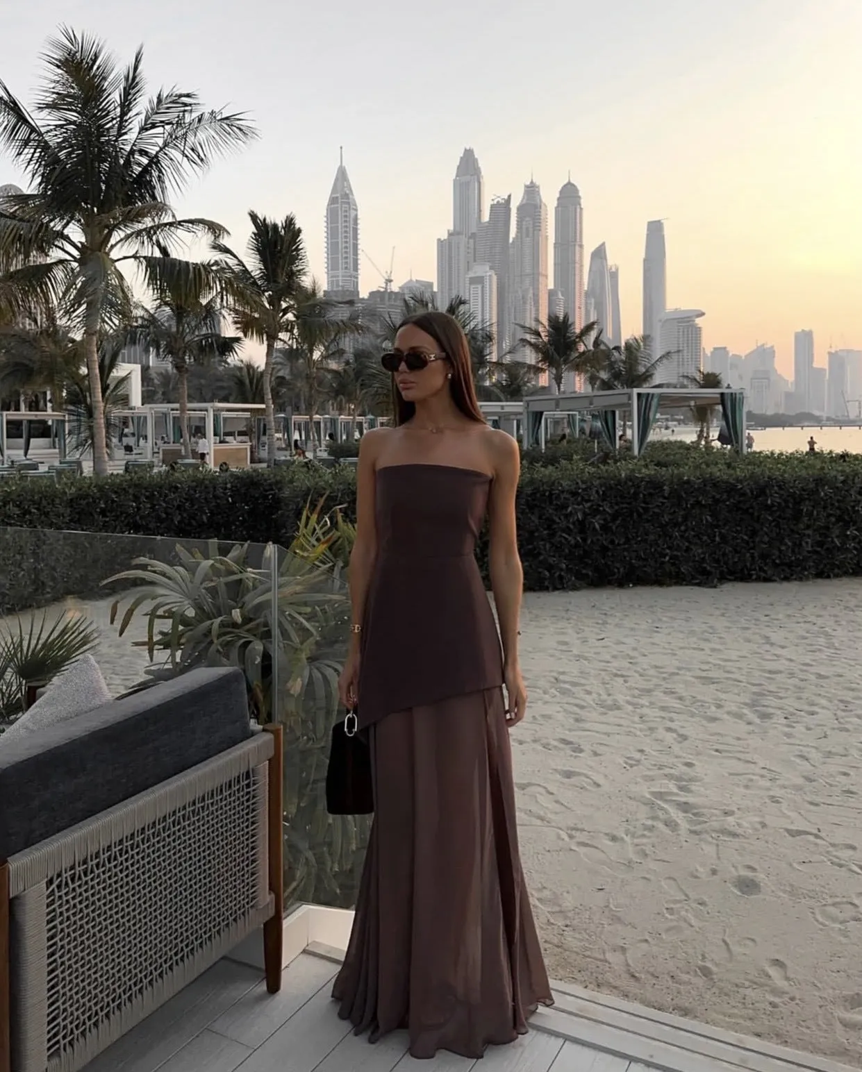 Danica | Elegant Asymmetrical Maxi Dress