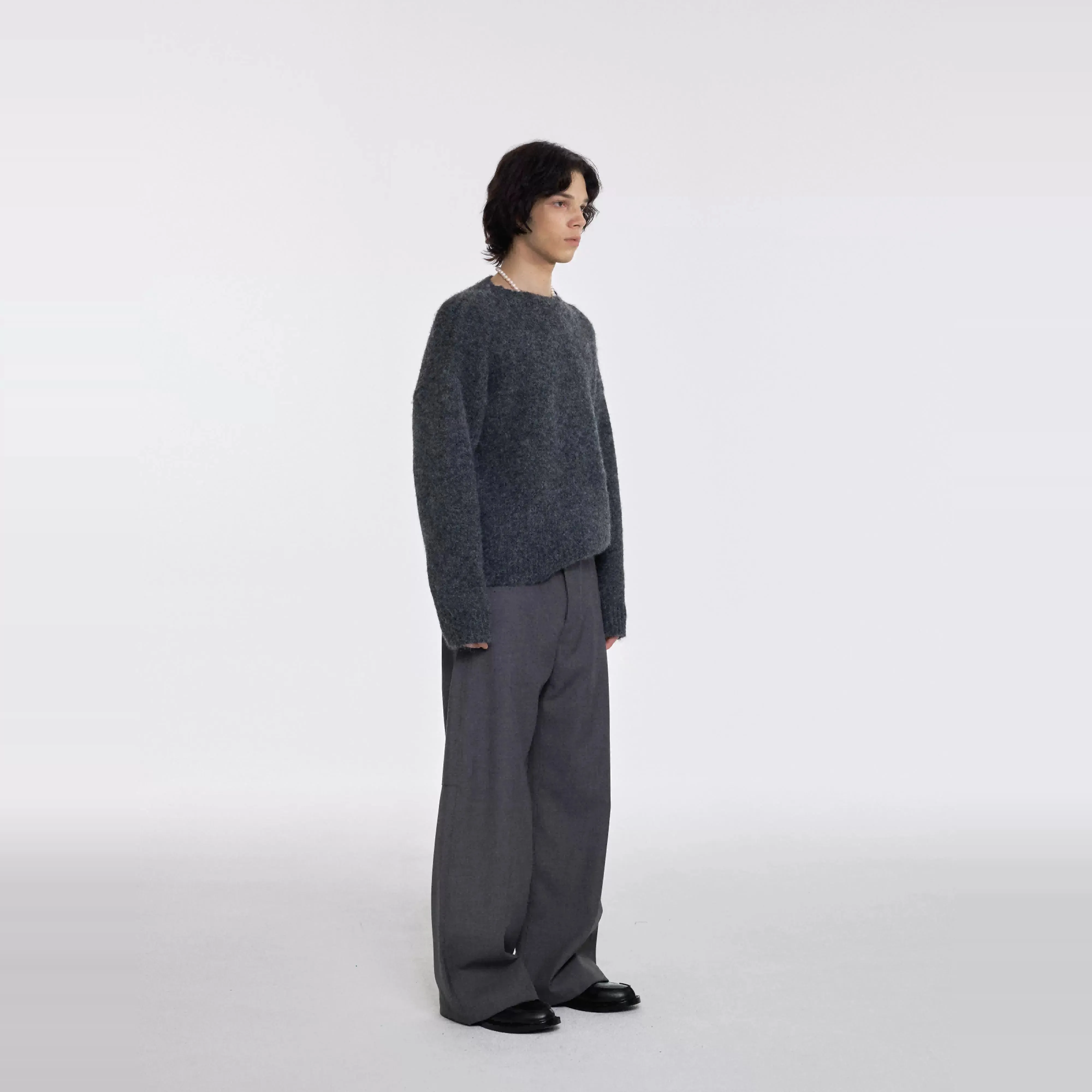 Dark Grey Wool Sweater
