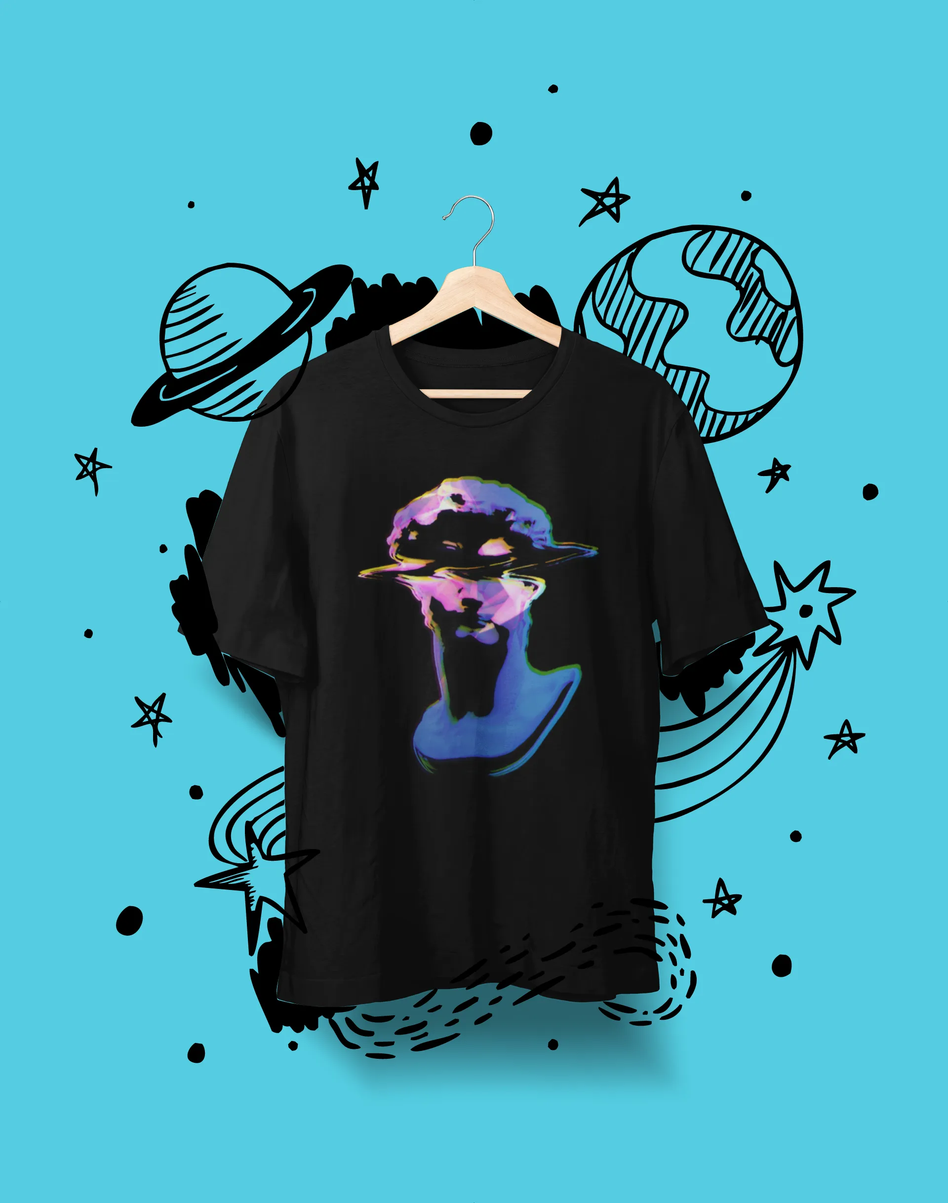 David (Cosmos) -  Heavy Cotton Tee
