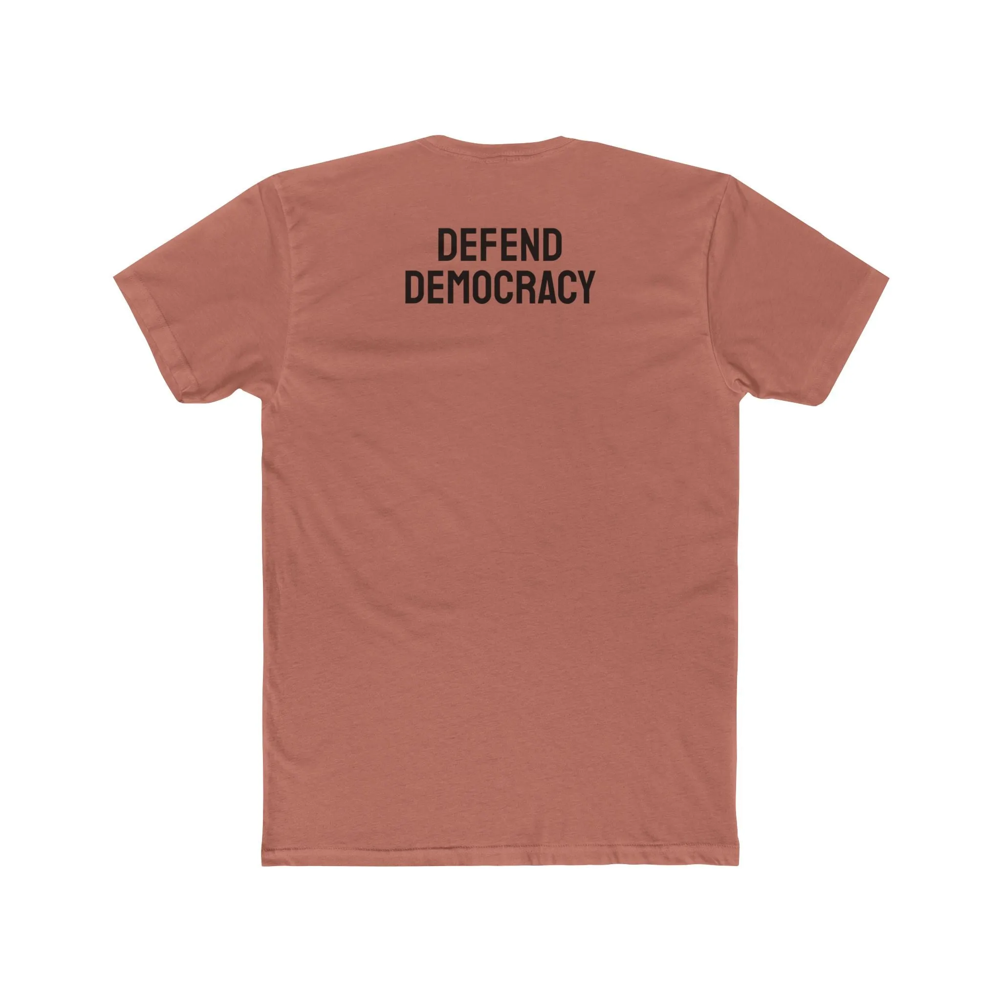 Defend Democracy - Unisex Cotton Crew Tee
