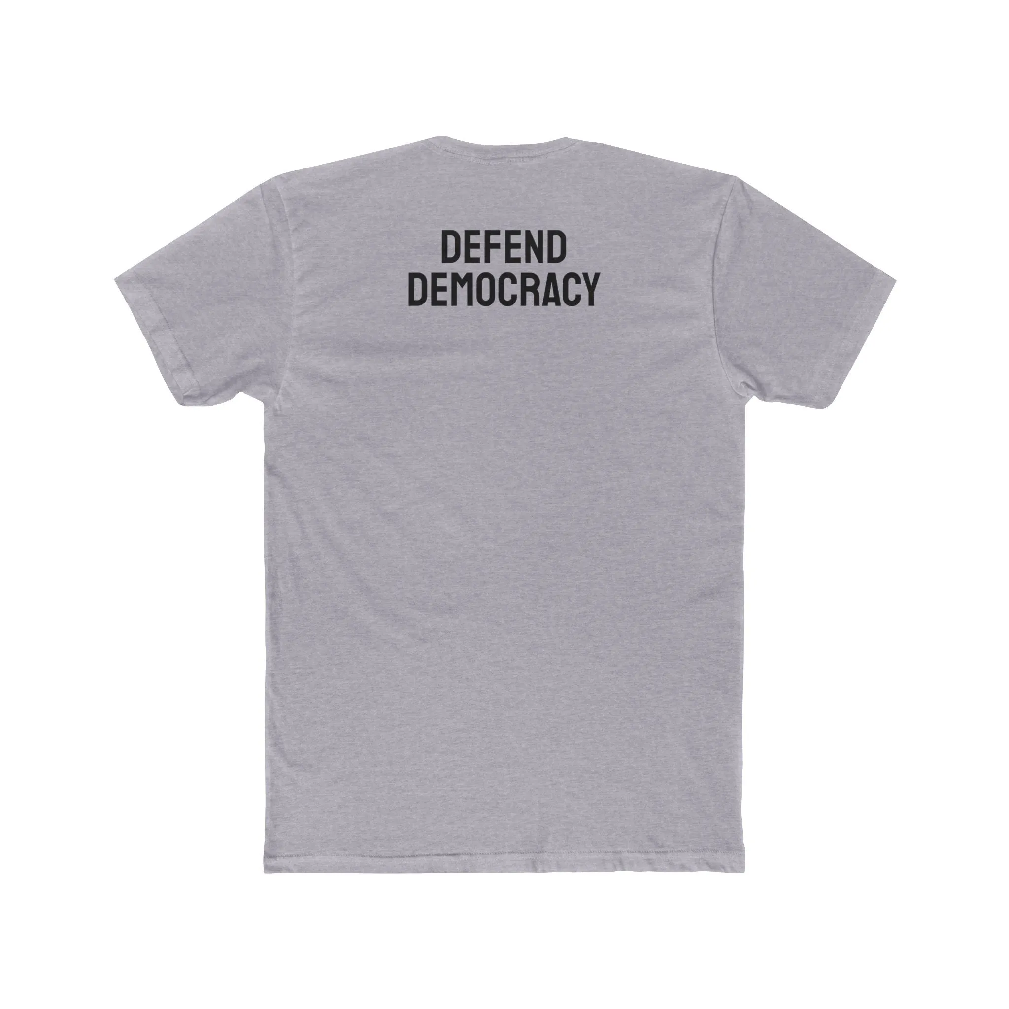 Defend Democracy - Unisex Cotton Crew Tee