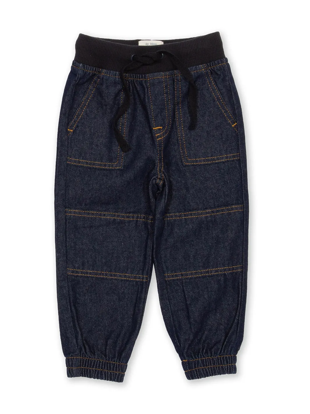 Denim joggers