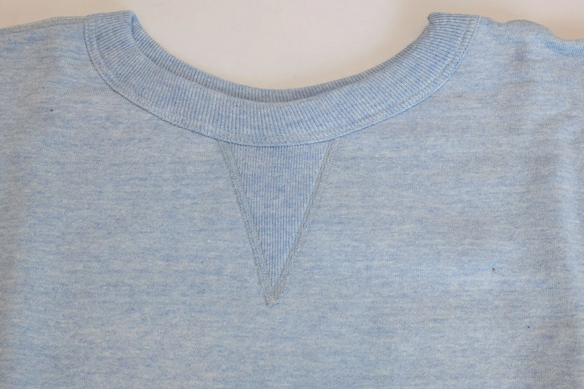Denime X Warehouse Co. Lot.268 10oz "V-Inserted" Loopwheeled Sweatshirt (Heather Navy)