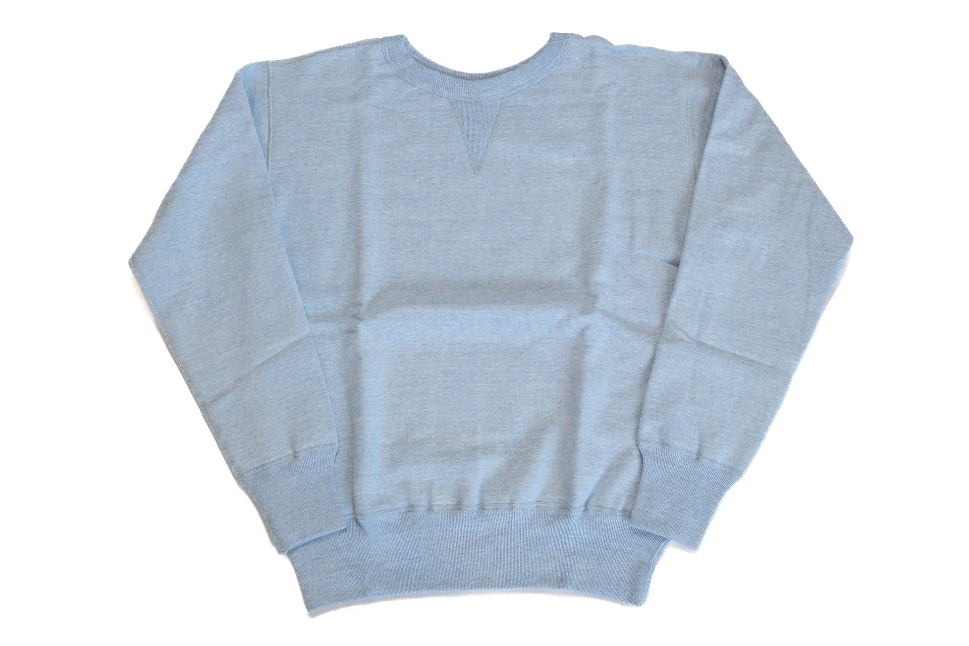 Denime X Warehouse Co. Lot.268 10oz "V-Inserted" Loopwheeled Sweatshirt (Heather Navy)