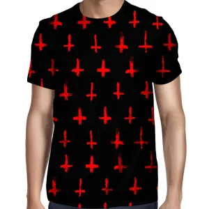 Devilish Red Cross T-Shirt