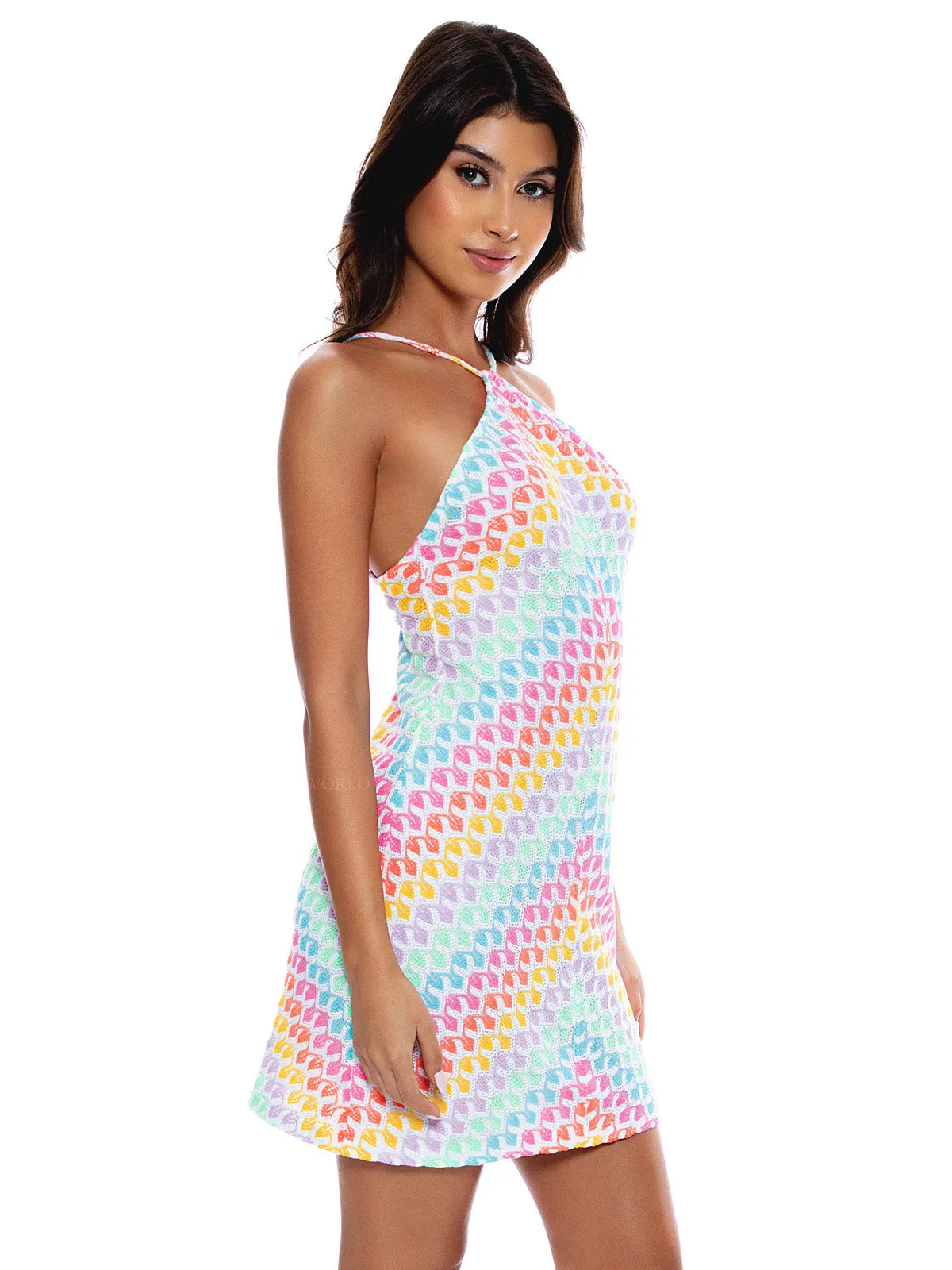 Diamond Cut Short Dress ::RET