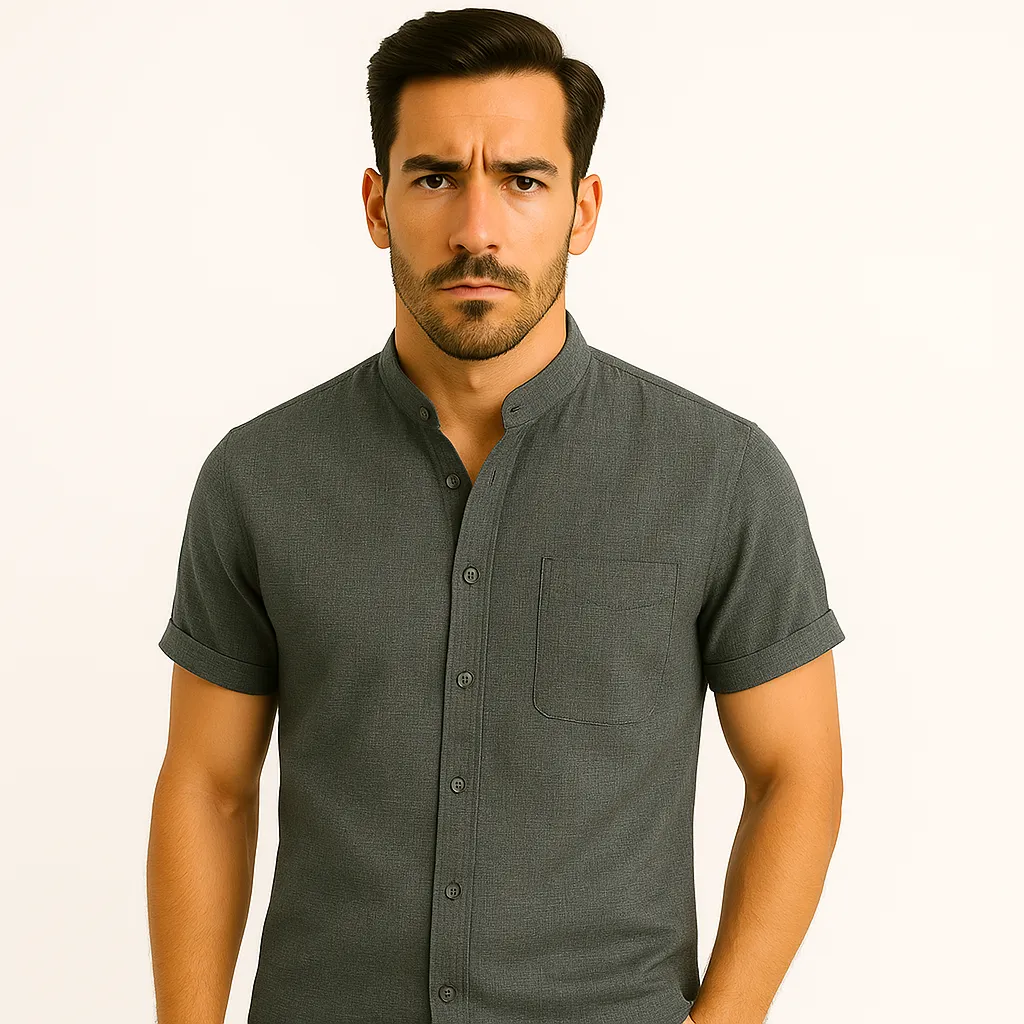 Domoir | Classic Solid Cotton Shirt