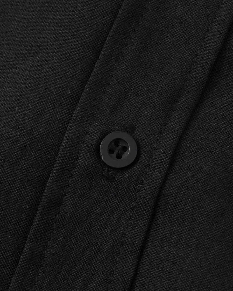 Domoir | Classic Solid Cotton Shirt